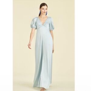 NWT $267 Sachin & Babi Ice Blue Alli Gown size 0